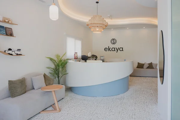 Reception area at Ekaya